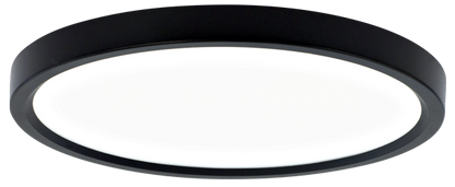 ELCO Lighting ELSP6327B 6 Inch Round Sky Panel 2700K 850 lm 120V Black Finish