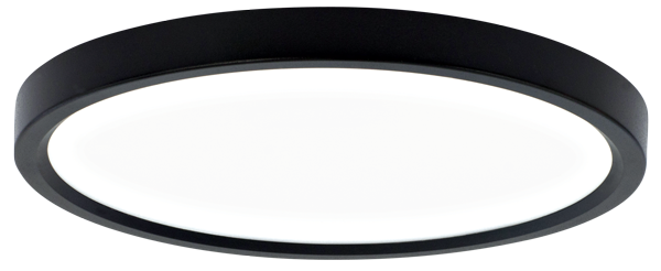ELCO Lighting ELSP6327B 6 Inch Round Sky Panel 2700K 850 lm 120V Black Finish
