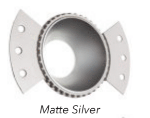 Westgate LRD-TL-10W-27K-4S-HZ 4 Inch LED Architectural Trimless Recessed Light Square Matte Silver Finish