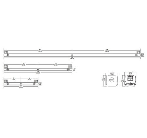 Lithonia Lighting  ZL1N 46" LED Striplight with No Lens 90 CRI, - BuyRite Electric