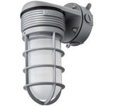 Lithonia Lighting OLVTWM 15W Gray Vapor Tight Outdoor Wall Light 4000, 120V-277V