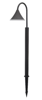 Westgate LAL-12V-130-31-30K-BR 10W LED Landscape Area Lights Ground or Surface MountBell Model Brown Finish 12V 3000K