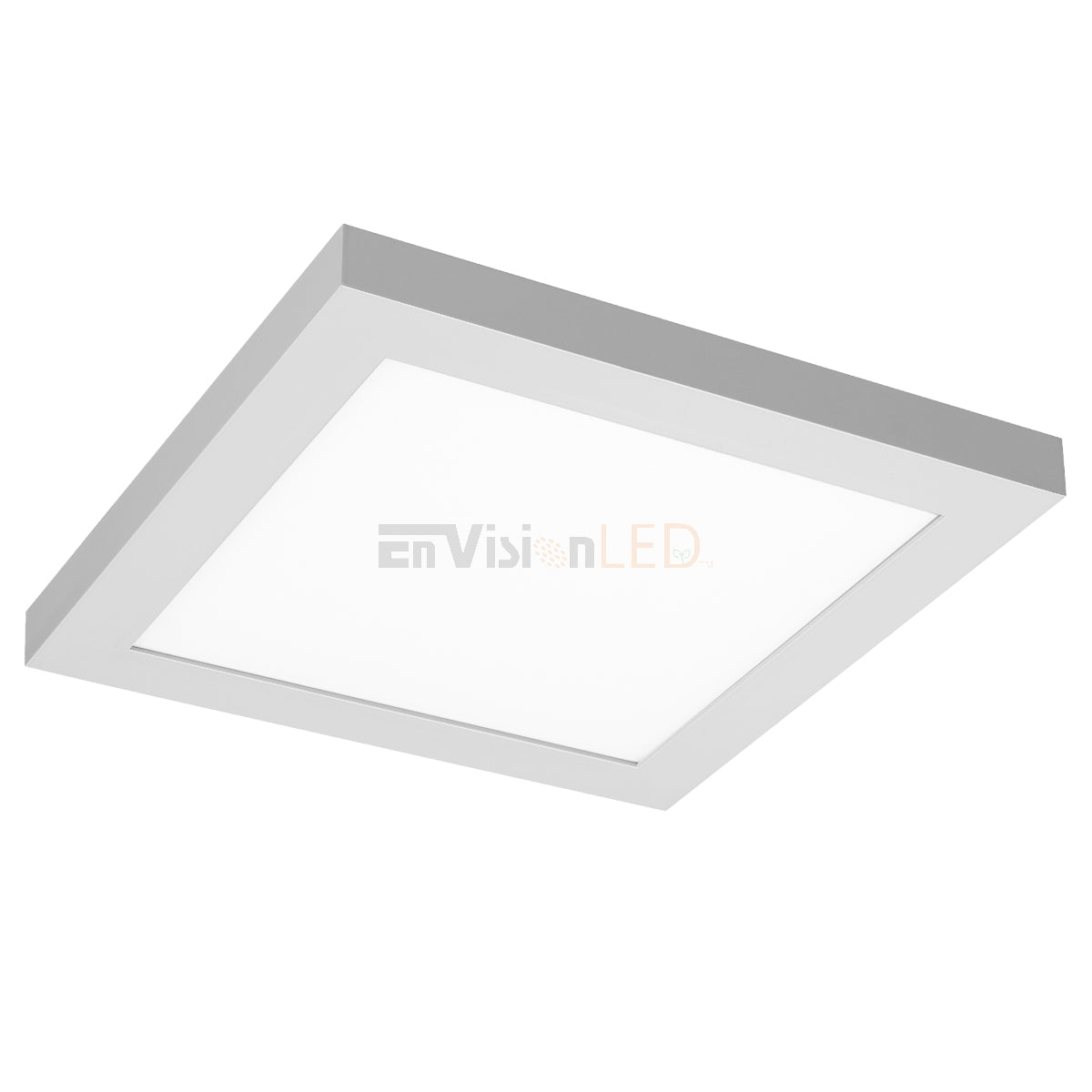 EnvisionLED LED-PNL-SM-1X1-18W-5CCT LED 1X1 Internal Driver LED Panel Surface Mounts 5CCT, 5CCT Selectable Surface Mount Panels White Finish