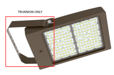 Westgate Lighting LFX-TR-B, Trunnion Mount/U Bracket 13.5 x 12 For LFX-XL Series Bronze Finish