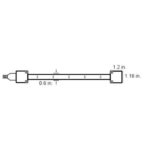 Core Lighting LSG20-30K-50FT LED 50-ft Indoor/Outdoor Strip Light - 2W/ft, 120V 3000K