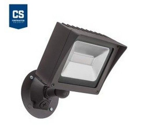 Lithonia Lighting Contractor Select OLMF 28W Dark Bronze LED Flood Light 120V- BuyRite Electric