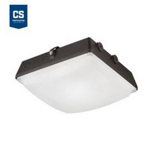 Lithonia Lighting Contractor Select CNY 52W Dark Bronze LED Outdoor Canopy Light 120-277V- BuyRite Electric