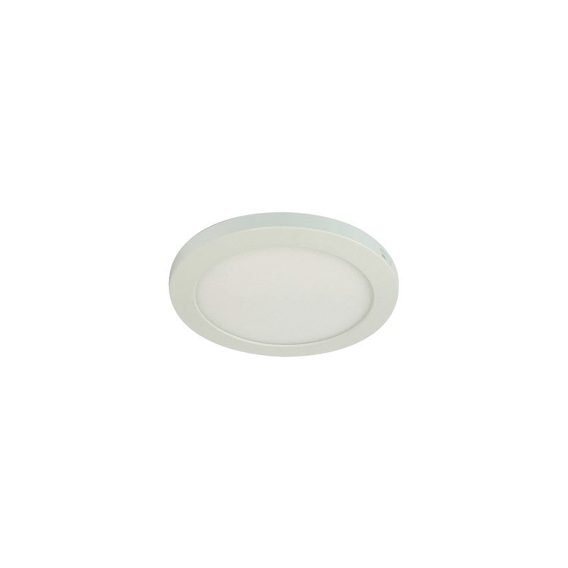 Nora Lighting NELOCAC-6RP950W 6 Inch ELO+ LED Surface Mount Luminaire, 700lm / 12W, 5000K, 90+ CRI, 120V Triac/ELV Dimming, White Finish