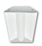 Nora Lighting NPTCB-E14/40AW LED 1x4 Center Basket Troffer Light 4000K White Finish