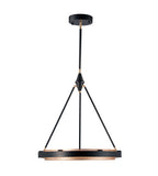 Alora Lighting PD302724CBGS Duo LED 24 inch  Pendant Ceiling Light Black/Gold Finish