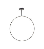 Kuzco Lighting PD82548-BK LED Cirque 48 Inch Pendant Ceiling Light Black Finish