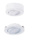 Westgate PL12ADJ-40K-WH 4.5W Adjustable Puck Light White Finish 12V 4000K