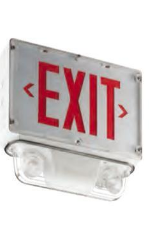Westgate XTCLN4X-1R-12-15W-G Nema 4X Combination Led Exit Sign & Led Emergency