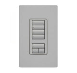 Lutron RRD-W4S-GR RadioRA 2 Wall-mount Designer keypad 4-scene with raise/scene 120V