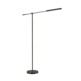 Alora Lighting FL316655UBMS Astrid Contemporary LED Floor Lamp Urban Bronze Finish