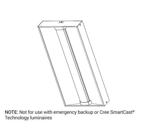 CREE LED Lighting SMK-ZR24 Surface Mount Kit for 2x4 ZR Series Troffer Light - BuyRite Electric