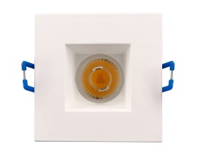 Westgate SDL2S-BF-40K-WH LED 8W 2 Inch Square Baffle Trim Lights 4000K