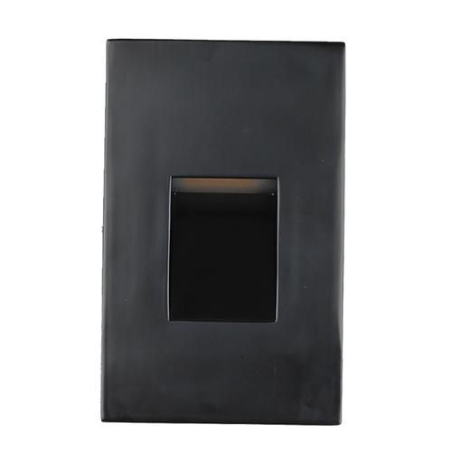 Core Lighting ST460-30K-BK-12V LED Vertical Steplight, 12V Black Finish
