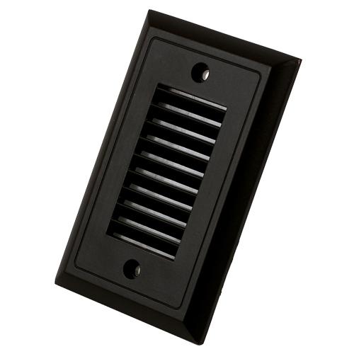 Core Lighting ST400-30K-VL-BZ-120V LED Vertical Louver Dimmable Steplight, 120V Bronze Finish