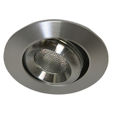 Core Lighting ULM220-40K-SI-12V, LED Recessed Undercabinet Downlight - 12V, Color Temperature: 4000K Silver Finish
