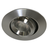 Core Lighting ULM220-30K-SI-12V, LED Recessed Undercabinet Downlight - 12V, Color Temperature: 3000K Silver Finish