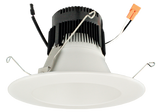 ELCO Lighting EL685CT5DW 6 Inch 0-10V LED Inserts with 5-CCT and 3-Lumen Switch White Finish