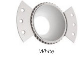 Westgate LRD-TL-10W-27K-4S-WH 4 Inch LED Architectural Trimless Recessed Light Square White Finish
