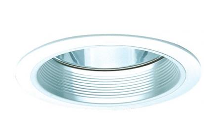 ELCO Lighting ELA501W 5 Inch Reflector with Baffle Trim White Finish