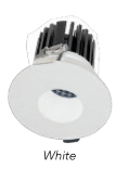 Westgate LRD-10W-40K-3WTRPH-WH 3 Inch LED Architectural Winged Recessed Light Pin Hole Trim White Finish