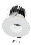 Westgate LRD-7W-50K-3WTRPH-WH 3 Inch LED Architectural Winged Recessed Light Pin Hole Trim White Finish