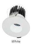Westgate LRD-10W-35K-3WTRPH-WH 3 Inch LED Architectural Winged Recessed Light Pin Hole Trim White Finish