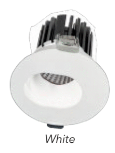 Westgate LRD-10W-27K-3WTRSL-WH 3 Inch LED Architectural Winged Recessed Light Slot Trim White Finish
