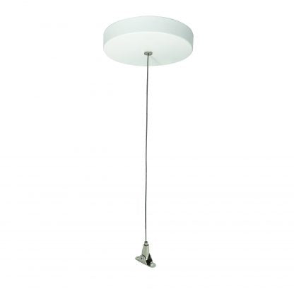 Nora Lighting NLUD-CCW 8-ft NLUD Aircraft Mounting Kit for for L-Line Indirect / Direct White Finish