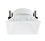 Elco Lighting ELK445W Pex™ 4 Inch Square Trimless Smooth Reflector Trim White Finish