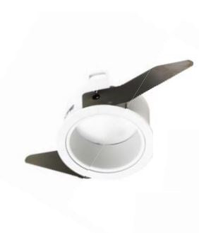 Core Lighting RLD2-TRM-WH/WH 2 Inch Aperture Recessed LED Downlight Reflector White / Trim White