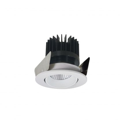 Nora Lighting NIOB-2RC50XWW/HL 2 Inch Iolite Round Adjustable Cone Reflector White / White Finish 500-2500lm 5000K