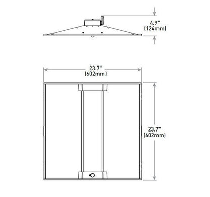 CREE LED Lighting ZR22T-32L-35K-CMA-FL 35 Watt 2x2 LED Troffer Light Fixture Dimmable with Technology - BuyRite Electric